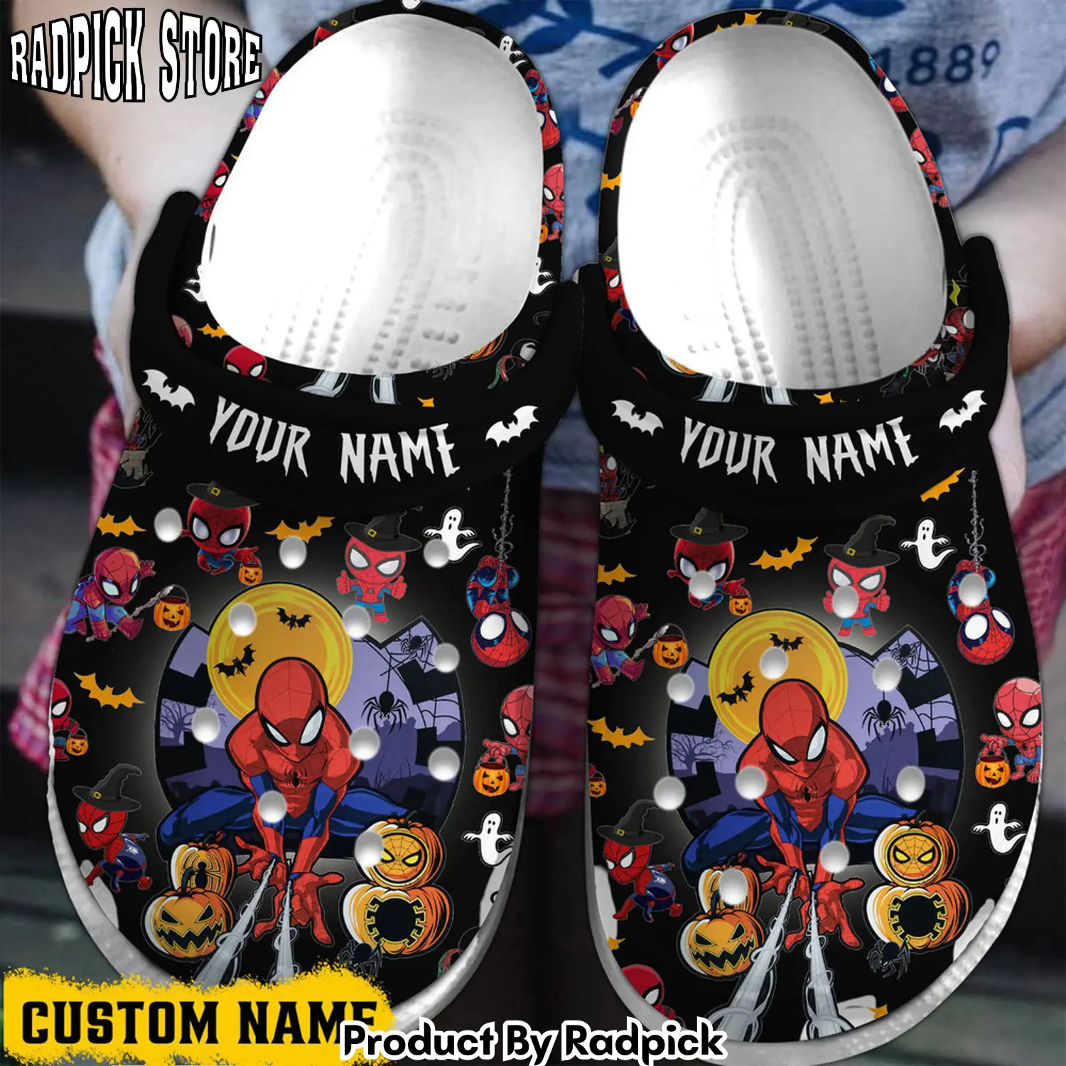 Radpick spider man movie cartoon clogs shoes comfortable for men women dmi rp6521362
